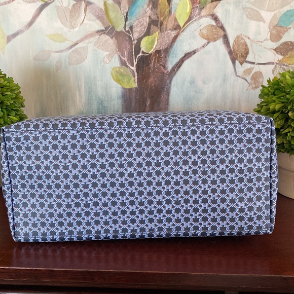 KATE SPADE ♠️ New York 💙BLUE MULTI💙 SPADE LINK  TOTE BAG 🌟LIKE NEW🌟 - Picture 12 of 17